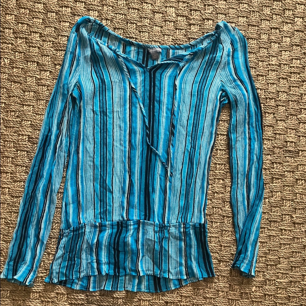 Silky semi sheer summer too or cover up